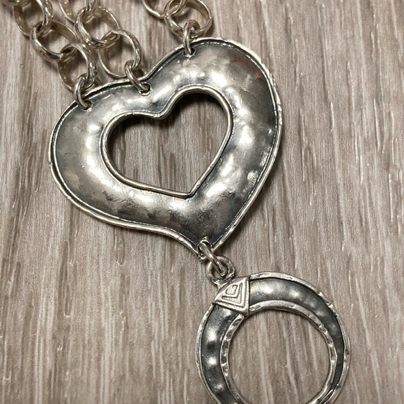 Silpada Jewelry - Silpada hammered heart bracelet